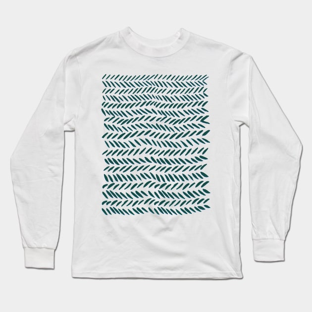 Knitting pattern - teal Long Sleeve T-Shirt by wackapacka